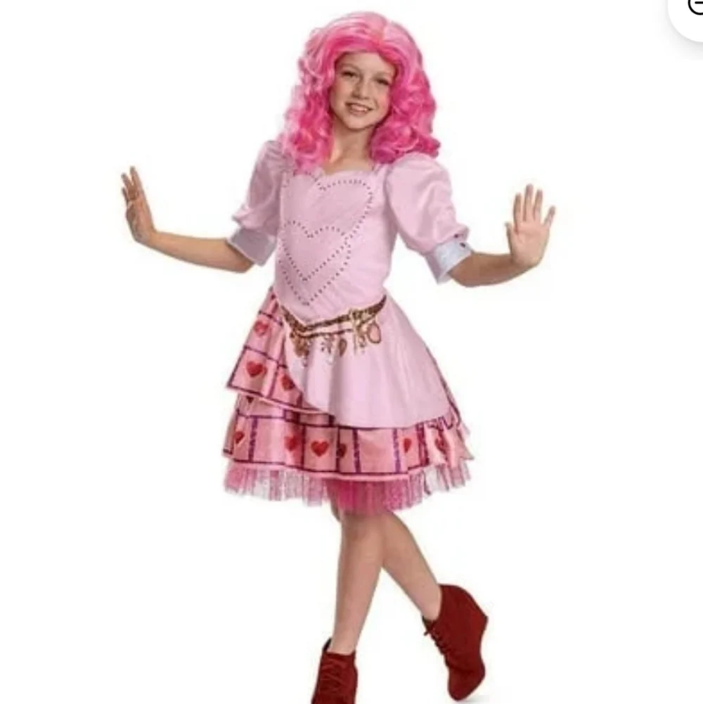 Disney Descendents The Rise Of Red Bridget Costume Dress With Wig Included NEW - Picture 3 of 9